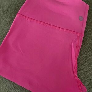 lululemon athletica Vibrant Pink Leggings. Great condition.